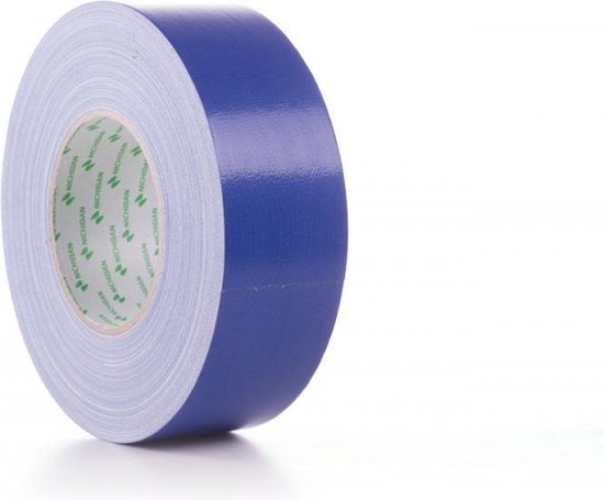 visie bevolking Uitstroom Nichiban 1200 Duct Tape 50mm/50m Blauw - Originele Gaffa Tape Blauw |  bol.com