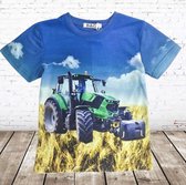 Tractor shirt h39 -s&C-134/140-t-shirts jongens