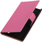 Wicked Narwal | bookstyle / book case/ wallet case Hoes voor Nokia Microsoft Lumia 735 Roze