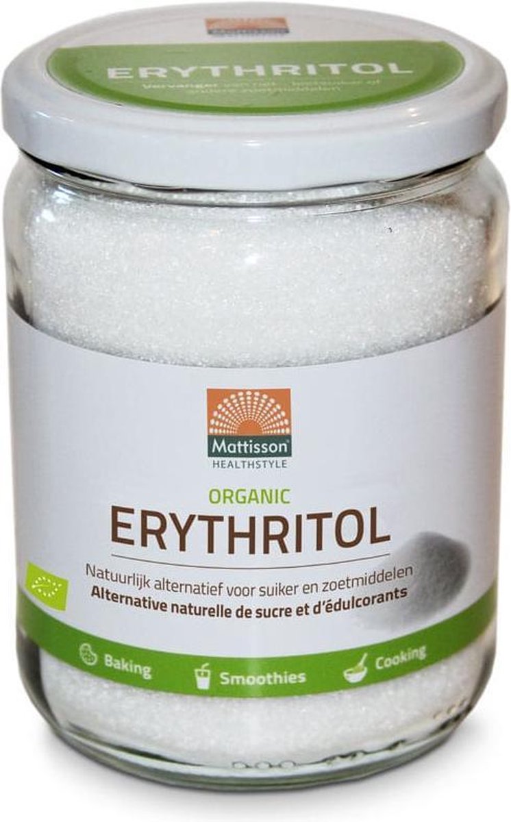 Erythritol Mattisson - Pot 400 gram - Biologisch