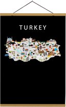 Kaart van Turkije | B2 poster | 50x70 cm | Maison Maps