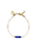 ARIN ARMBAND PAREL - CREME BLAUW - N20SS150 - ZATTHU JEWELRY