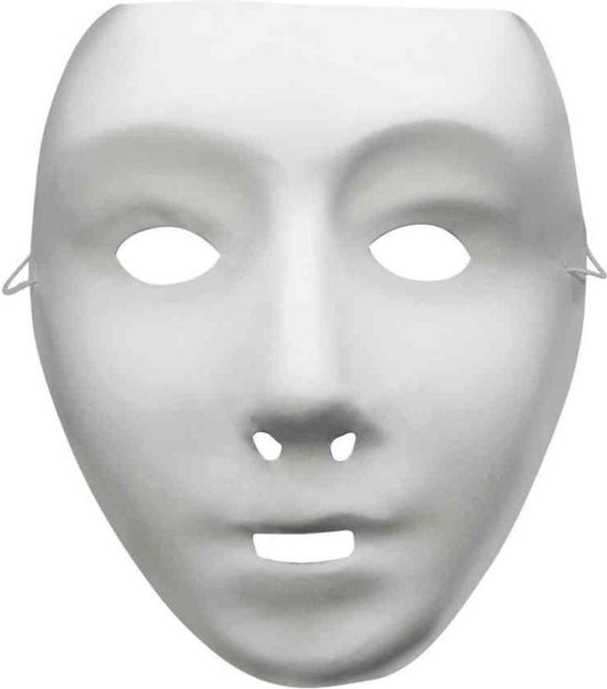 Witte Mens Halloween Masker Mens Maskerade Masker Aangepast Gekleurd Kleding Herenkleding Pakken 