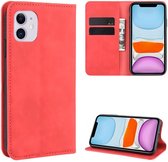 EmpX Telefoonhoesje - Book Case - Geschikt Voor Apple IPhone 11 - Rood