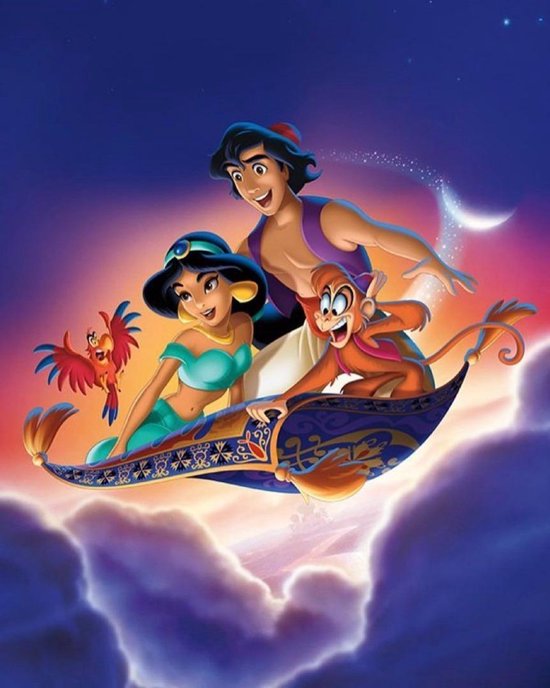 Bol Com Topmo Disney Aladin A Whole New World 40x50cm Diamond Painting Pakket Hq