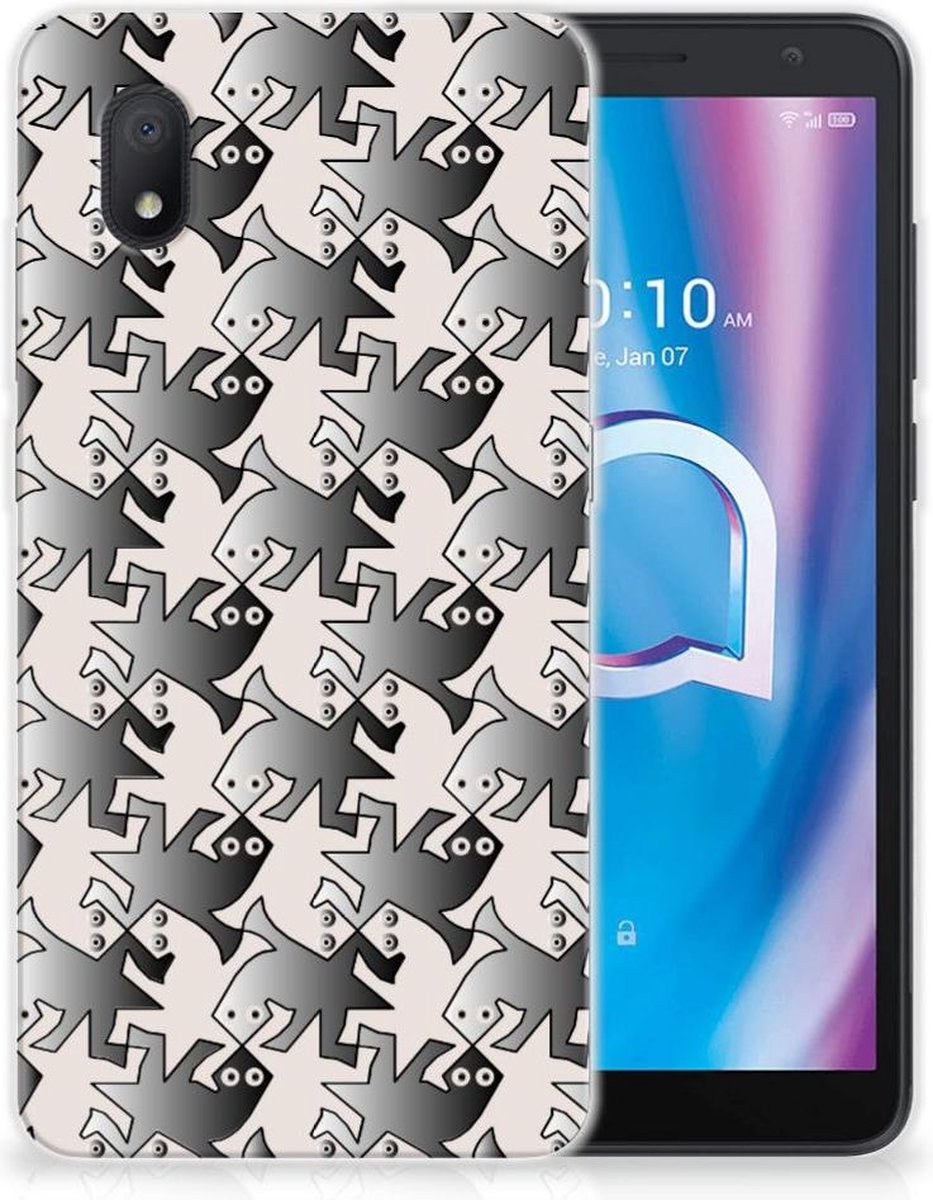 Alcatel 1B (2020) TPU Hoesje Salamander Grey