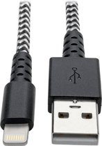 Tripp-Lite M100-006-HD Heavy-Duty USB Sync/Charge Cable with Lightning Connector, 6 ft. (1.8 m) TrippLite