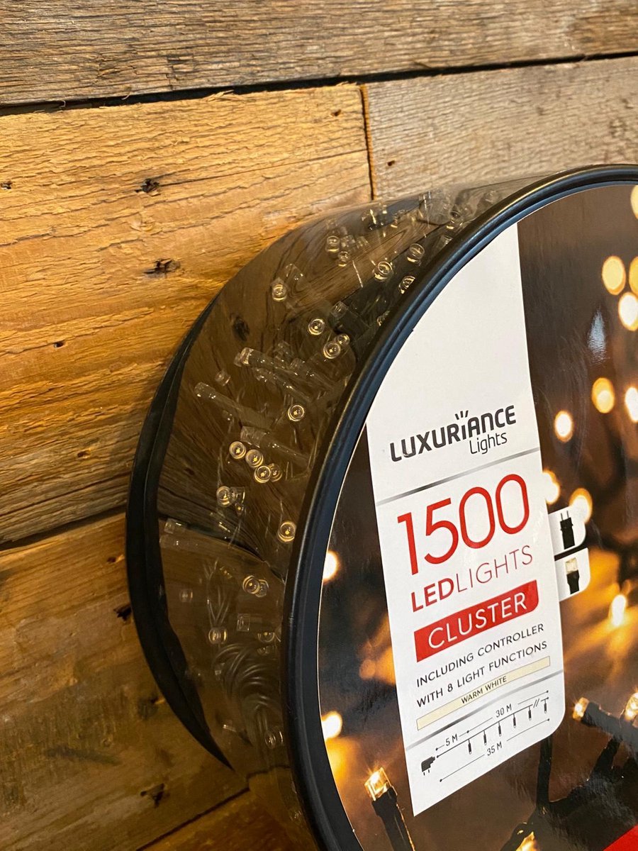 Luxuriance Lights kerstverlichting Cluster van WDMT™ | 1500 ledlampjes | 35  meter |... | bol.com