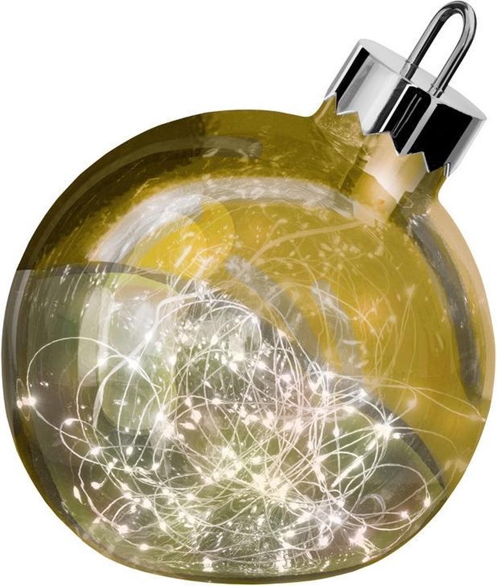 Sompex Ornament LED kerstbal goud Ø 30 cm