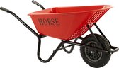 Horse Kruiwagen - Gemonteerd geleverd - kruiwagen rood - kruiwagen 100 liter