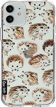 Casetastic Apple iPhone 12 / iPhone 12 Pro Hoesje - Softcover Hoesje met Design - Hedgehogs Print