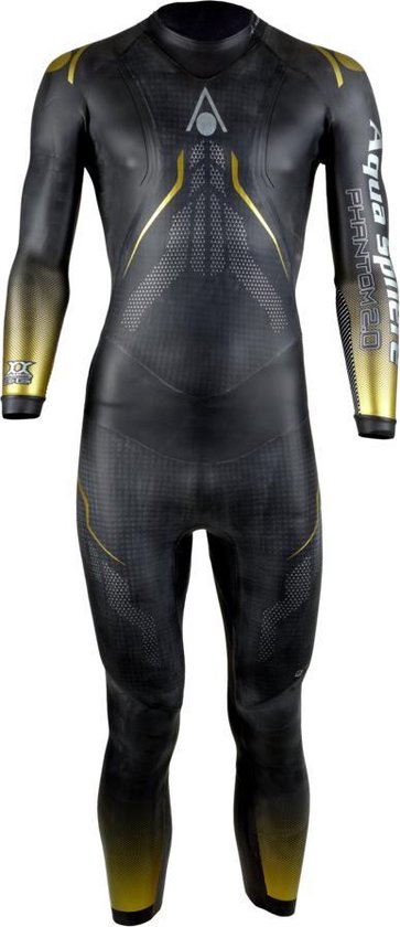 Aquasphere Phantom 2.0 - Wetsuit - Heren - Zwart/Goud XS