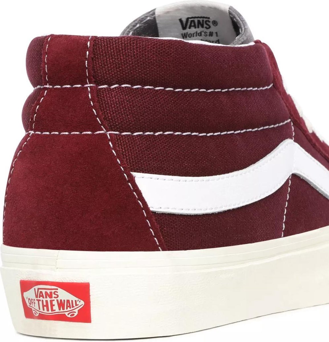 vans sk8 mid red