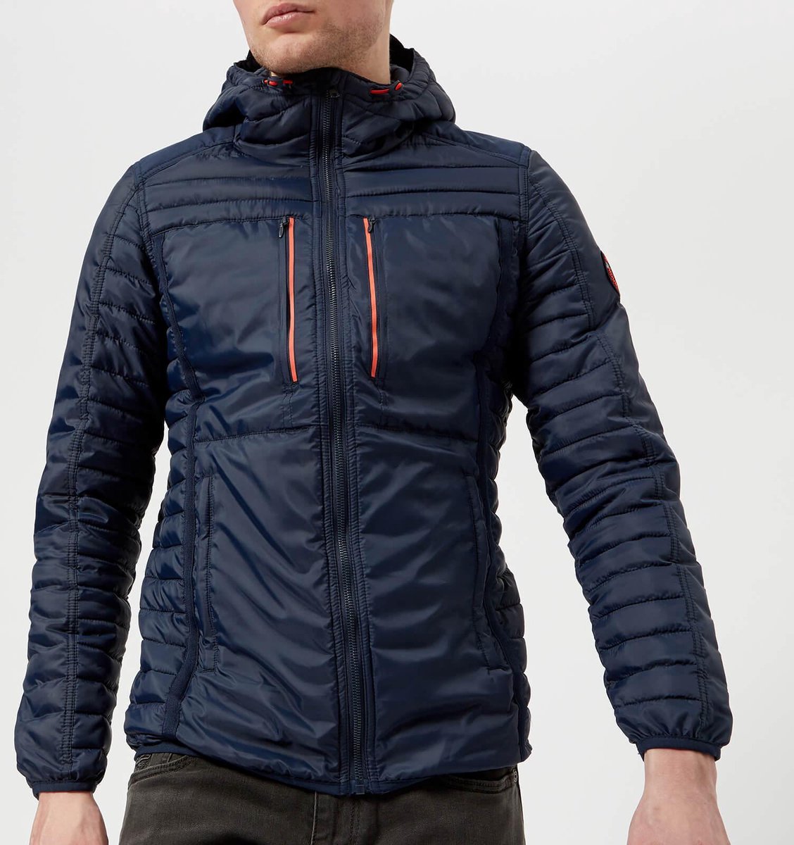 Superdry Posh Sport Fuji Jassen Heren Marineblauw