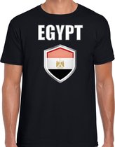 Egypte landen t-shirt zwart heren - Egyptische landen shirt / kleding - EK / WK / Olympische spelen Egypt outfit S
