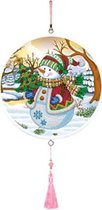Diamond Painting "JobaStores®" Wandornament Kerst (Sneeuwpop)