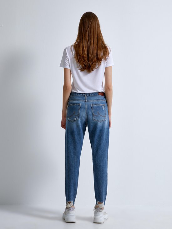 LTB MIKA Oleta Wash Boyfriend Fit Jeans Blauw Woman | bol.com