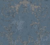 BAROK ORNAMENTEN BEHANG | Klassiek - blauw zilver - A.S. Création History of Art
