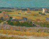 Vincent van Gogh, De oogst (La moisson), 1888 op aluminium, 100 X 150 CM