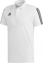 adidas Sportpolo - Maat S  - Mannen - wit,zwart