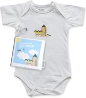 Cadeaupakket Rotterdam met babyboekje & romper 3-6 maanden- fairly made - duurzaam en origineel kraamcadeau