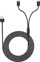 Playstation 5 controller oplaadkabel - Xbox controller oplaadkabel – Nintendo Switch Lader - DualSense controller – Xbox Serie controller – 3 meter – Type c Samsung - Zwarte kabel