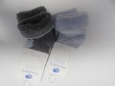 2 pack sokken noukie's voor jongen , grijst blauw , en blauw streep grisjt  18  3-6 maand