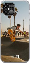 iPhone 12 Pro Max Hoesje Transparant TPU Case - Let's Skate #ffffff