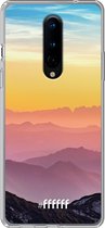 OnePlus 8 Hoesje Transparant TPU Case - Golden Hour #ffffff