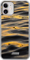 iPhone 12 Mini Hoesje Transparant TPU Case - Water Waves #ffffff