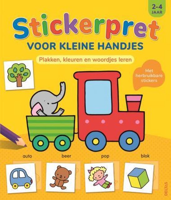 Stickerpret voor kleine handjes 2-4 jaar