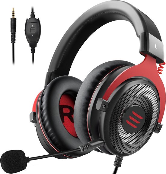 EKSA E900 - Gaming headset - 3.5mm - Over-ear koptelefoon - hoofdtelefoon  met micro -... | bol.com