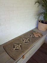 Rotan mat - wanddecoratie - wandkleed - vloerkleed