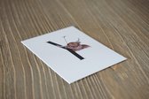 letter Y op kaart 6x8cm voor naamslinger