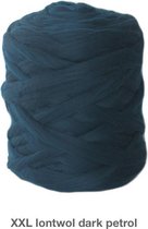 XXL wol- Merino Lontwol- 2 kg dark petrol
