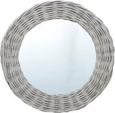Wandspiegel 60cm (incl LW 3d klok) - spiegel