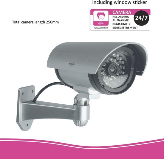 ELRO CDB25S-2 Outdoor Dummy Camera met LED's - 2 Pack van Elro — afbeelding 4