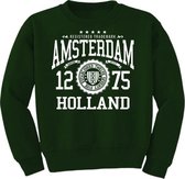 Crewnecks adults - Trademark white - Forest Green