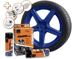 Foliatec Spuitfolie Set 2 X 400 Ml Blauw (glans)
