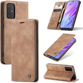 CASEME - Samsung Galaxy S20 Retro Wallet Case - Bruin