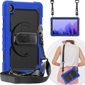 Samsung Tab A7 10.4 inch model 2020 draaibare Bumper Case blauw