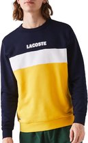 Lacoste Sporttrui - Maat XL  - Mannen - navy,geel,wit