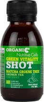 Biologisch Shot Matcha - Green Vitality- Tray van 12 stuks á 75ml