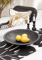 JIMSCH fruitschaal - Geglazuurd keramiek - Zwart - Hand made in EU