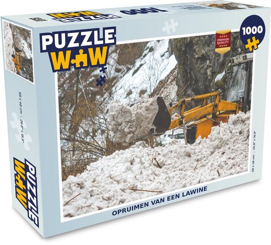 Puzzel Opruimen van een lawine - Legpuzzel - Puzzel 1000 stukjes  volwassenen | bol.com