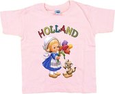 T-shirts kids - Meisje poes - Light Pink - 3-6 M