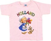 T-shirts kids - Meisje poes - Light Pink - 1-2 yr