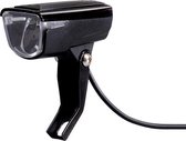 koplamp Luna e-bike led 6 cm voorvork 25 lux zwart