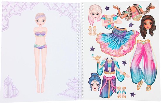 Top Model - Fantasy Model - Dress Me Up Stickerbook (0411414) - Top Model