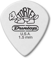 Dunlop Tortex® White Jazz III - 1.5 mm plectrum - 6 stuks